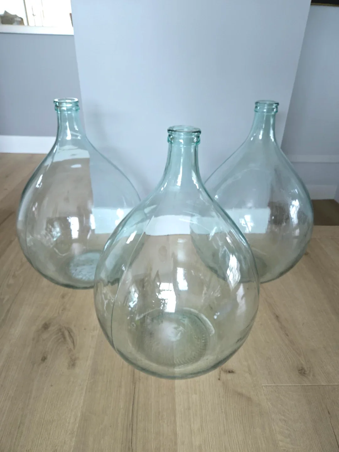 3 large vintage wine glasses - perfect for home decor #cleanout image indicator(9)