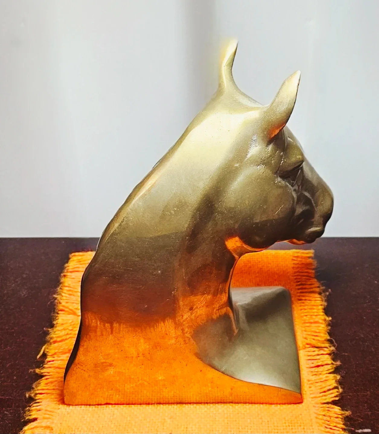 Brass Horse Head Bookend ♻️ #cleanout image indicator(4)