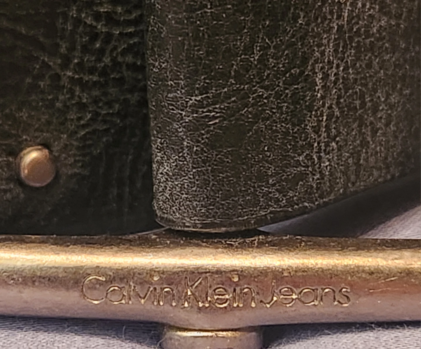 Calvin Klein Jeans Black Belt - Size M - photo 2