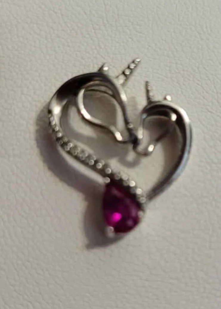 Sterling Silver Unicorn Pendant - photo 2
