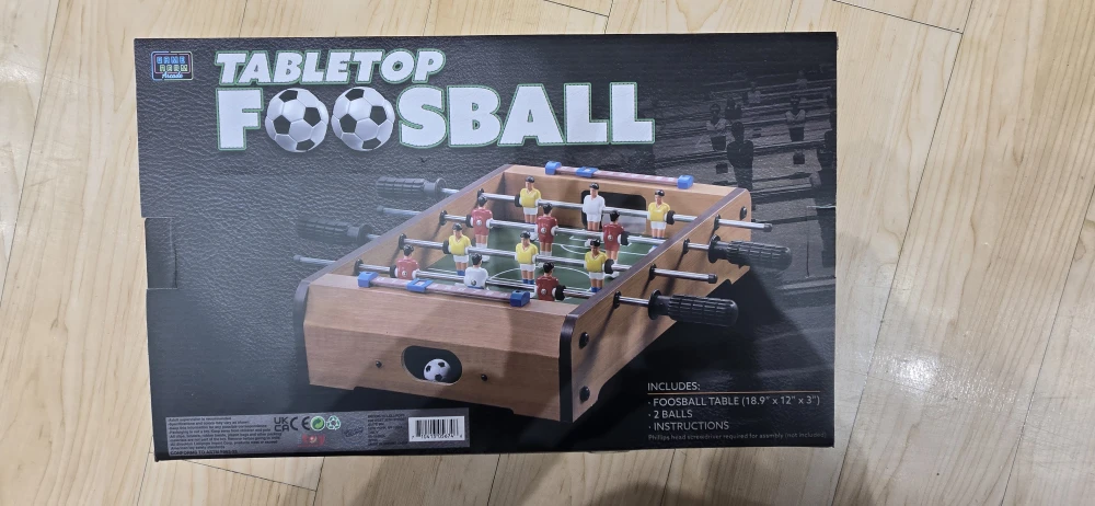 Lids table game.Tabletop Foosball Table - New in Box!