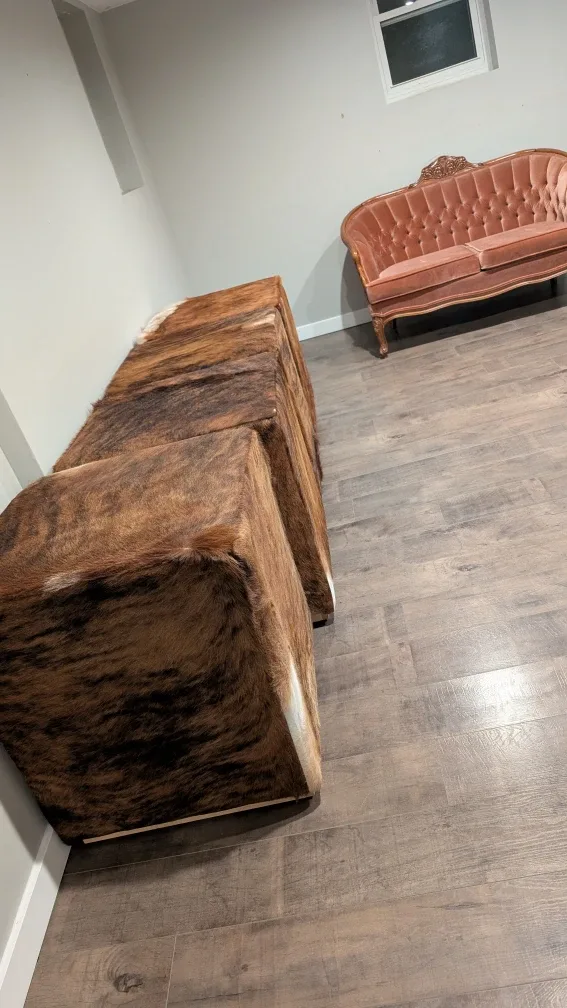 Mabel Cowhide Cube Ottoman image indicator(7)