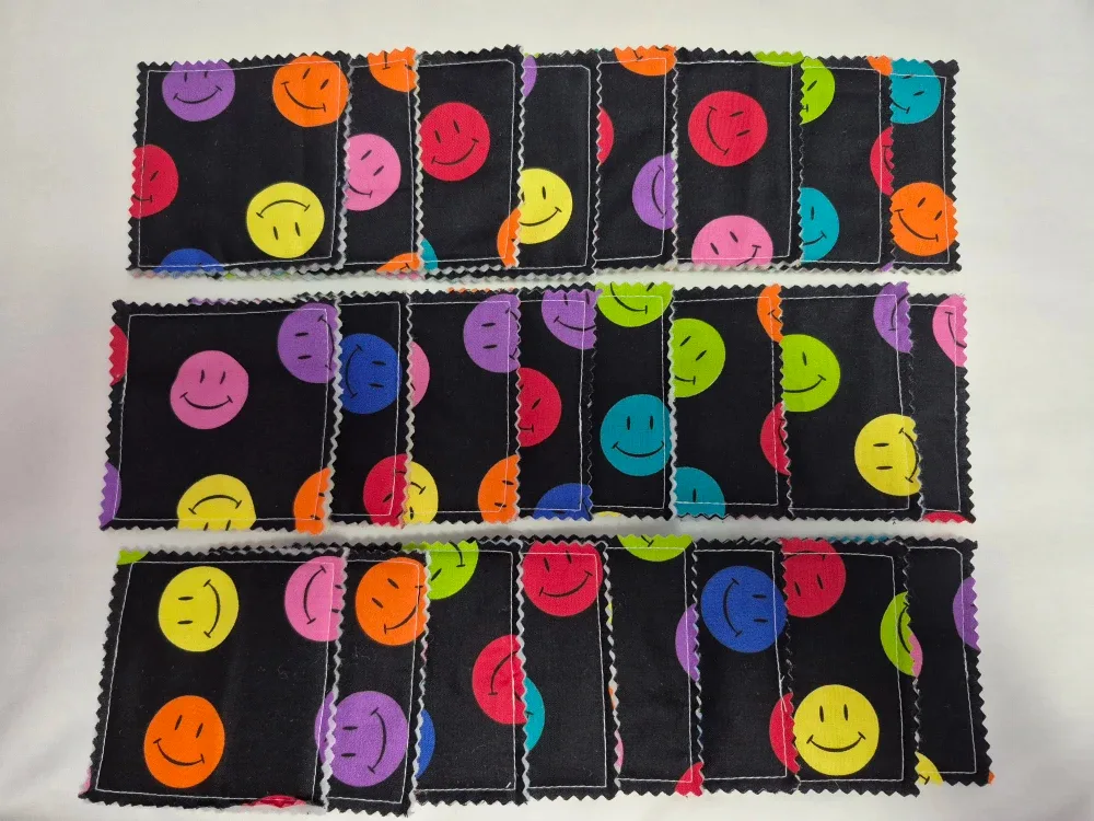 Scrap fabric matching game & Drawstring Bag memory game image indicator(5)