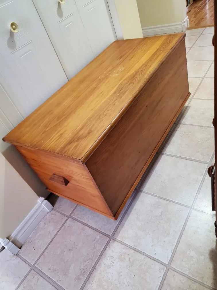 Wooden Storage Chest #Cleanout