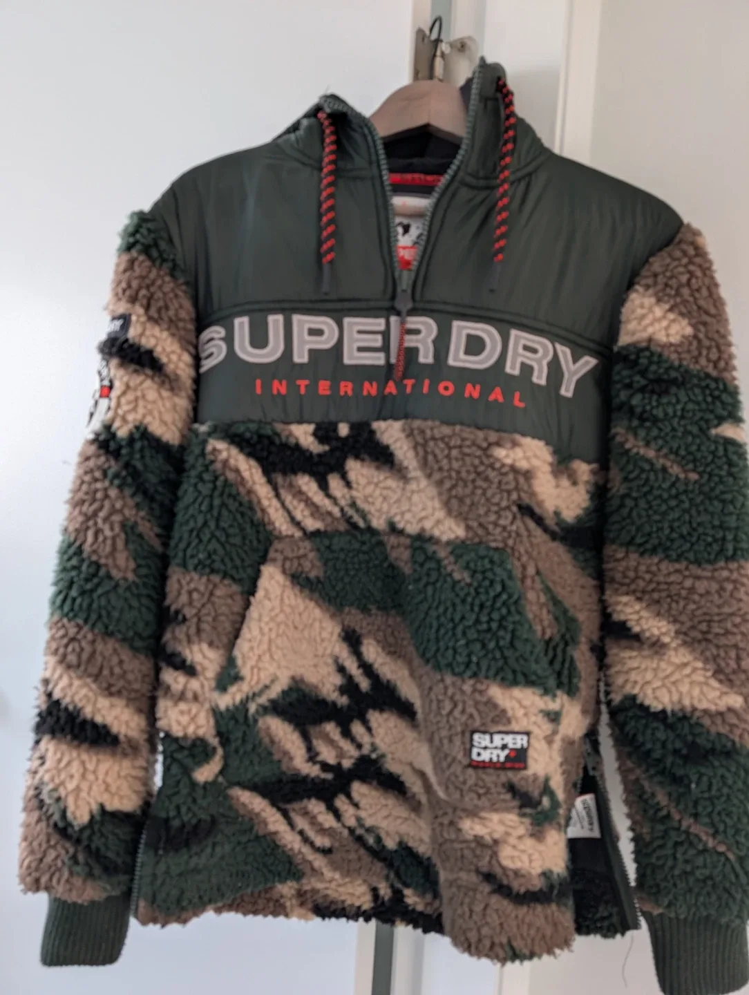 Superdry Camo Fleece Hoodie XS