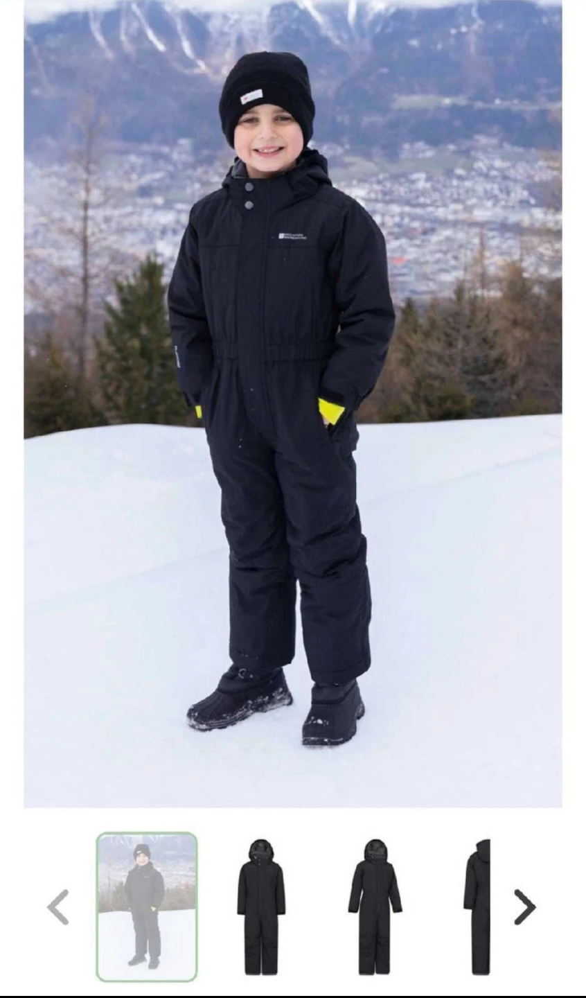 Mountain Warehouse Snow Suit - Black - photo 3