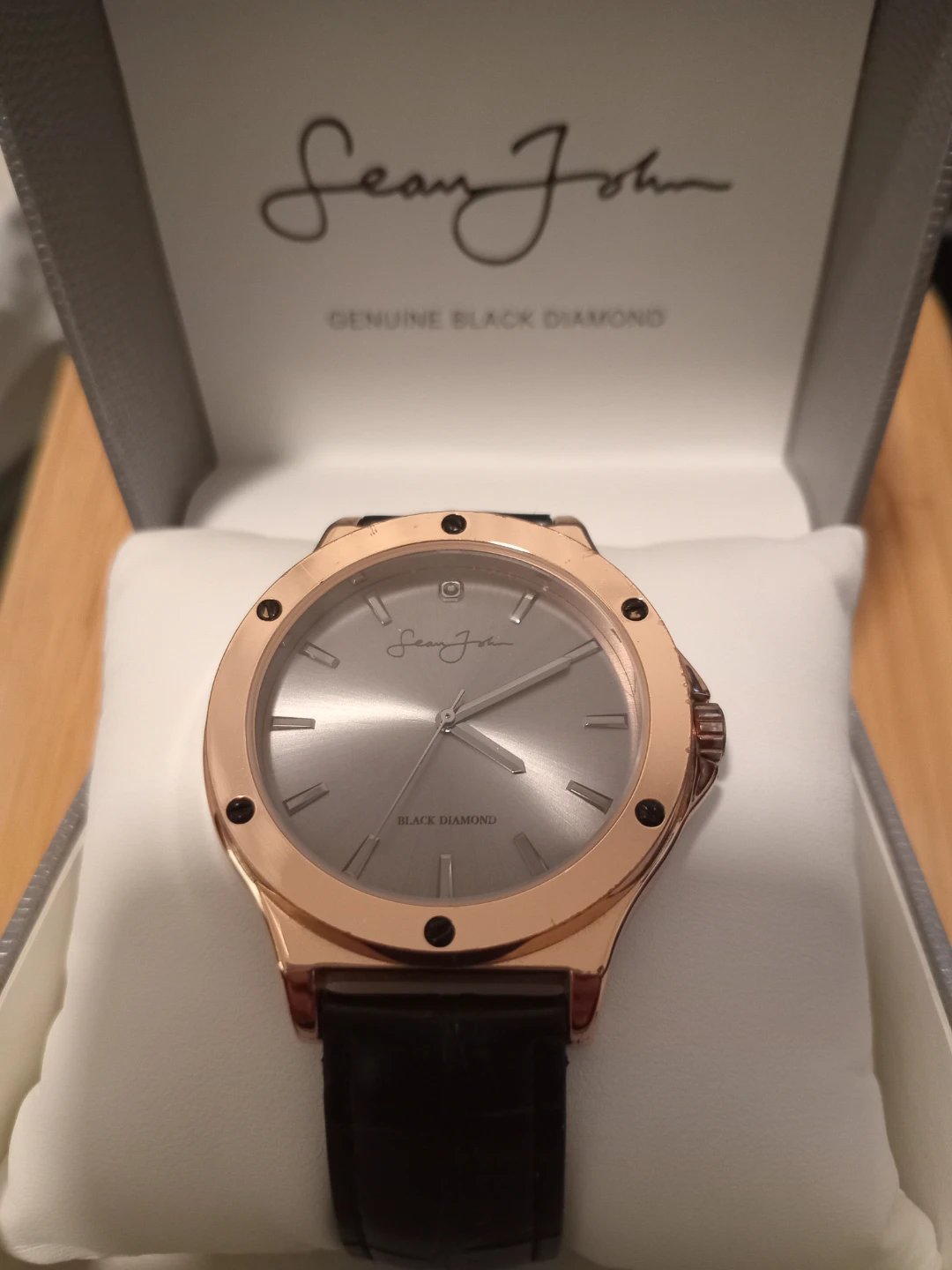 Sean John Black Diamond Watch SJB0002RG