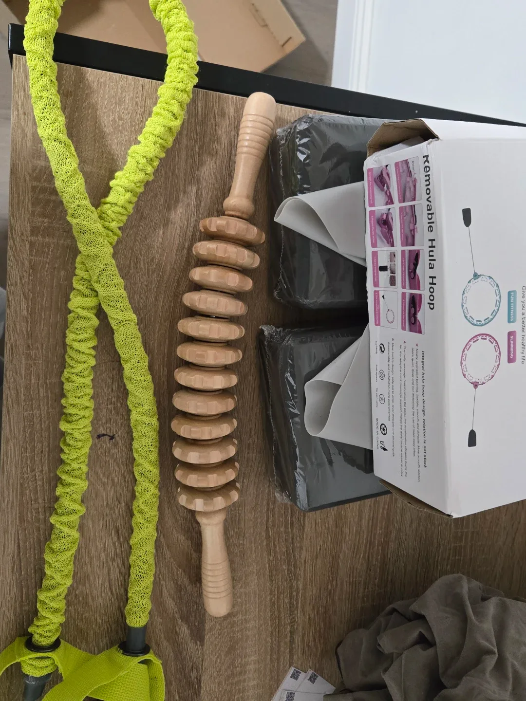 Fitness Equipment: Hula Hoop, Yoga Blocks, Massage Roller & More