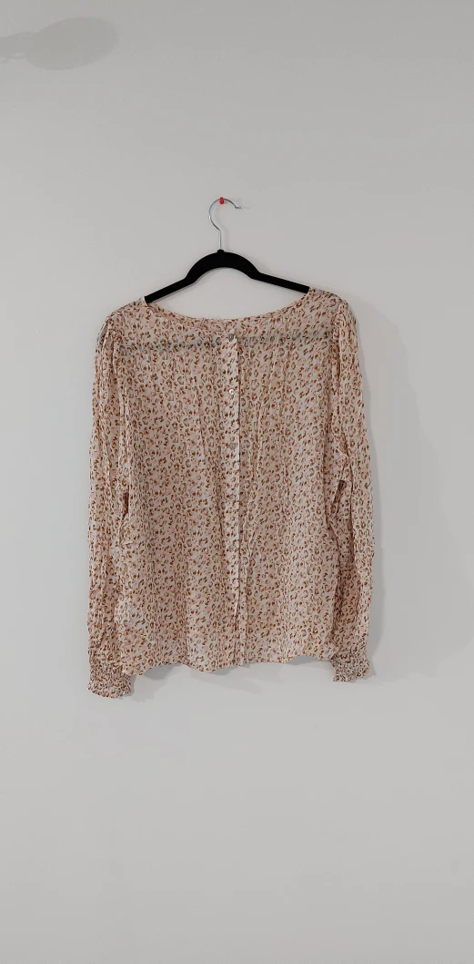 New Leopard Print Blouse - Size 14