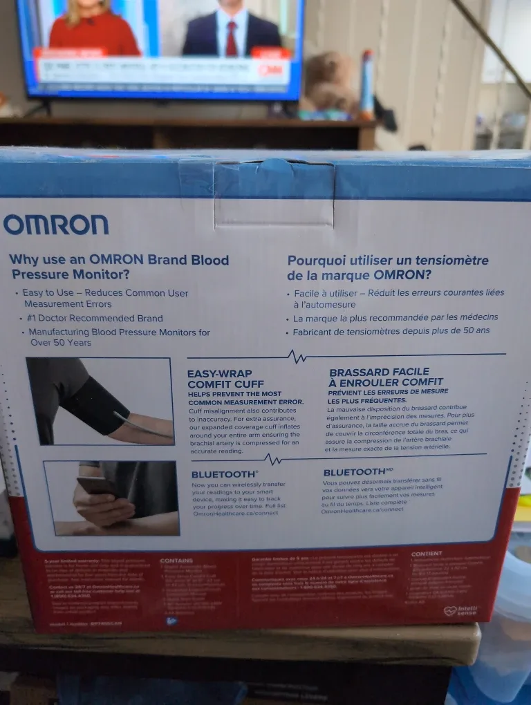 #cleanout Omron Blood Pressure Monitor - New in Box! image indicator(3)