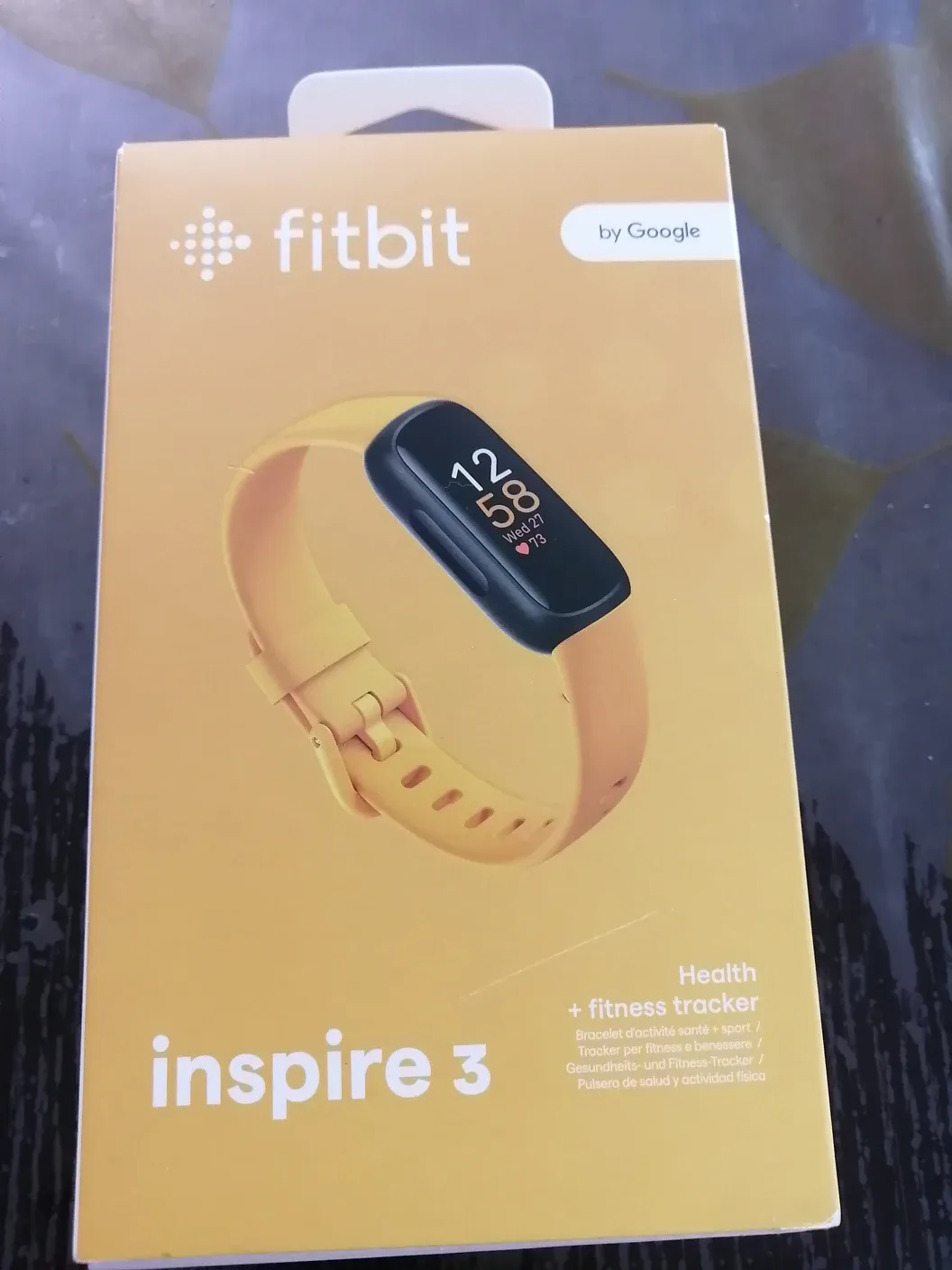Fitbit Inspire 3 Health + Fitness Tracker, Yellow