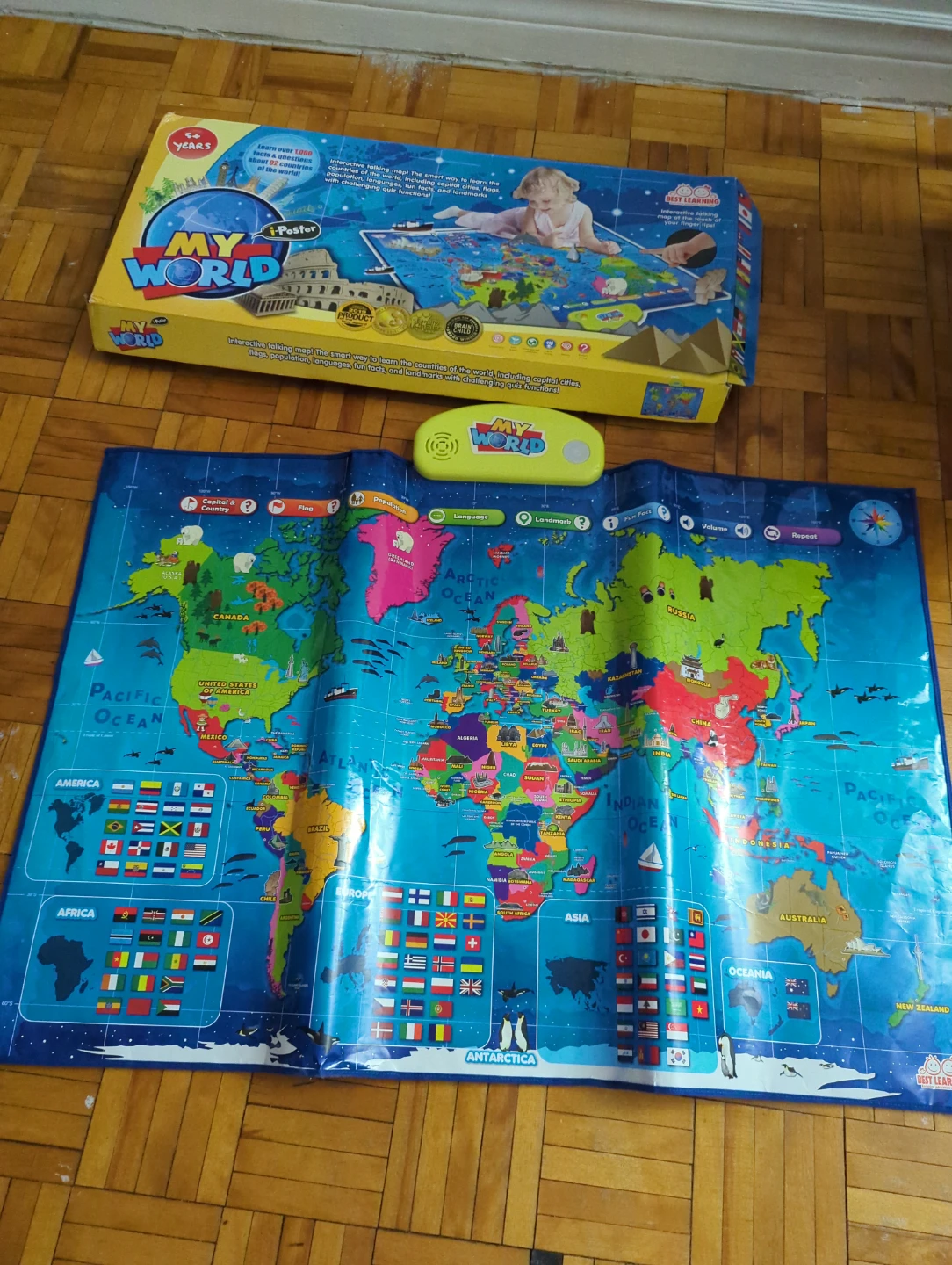 My World Interactive Talking Map