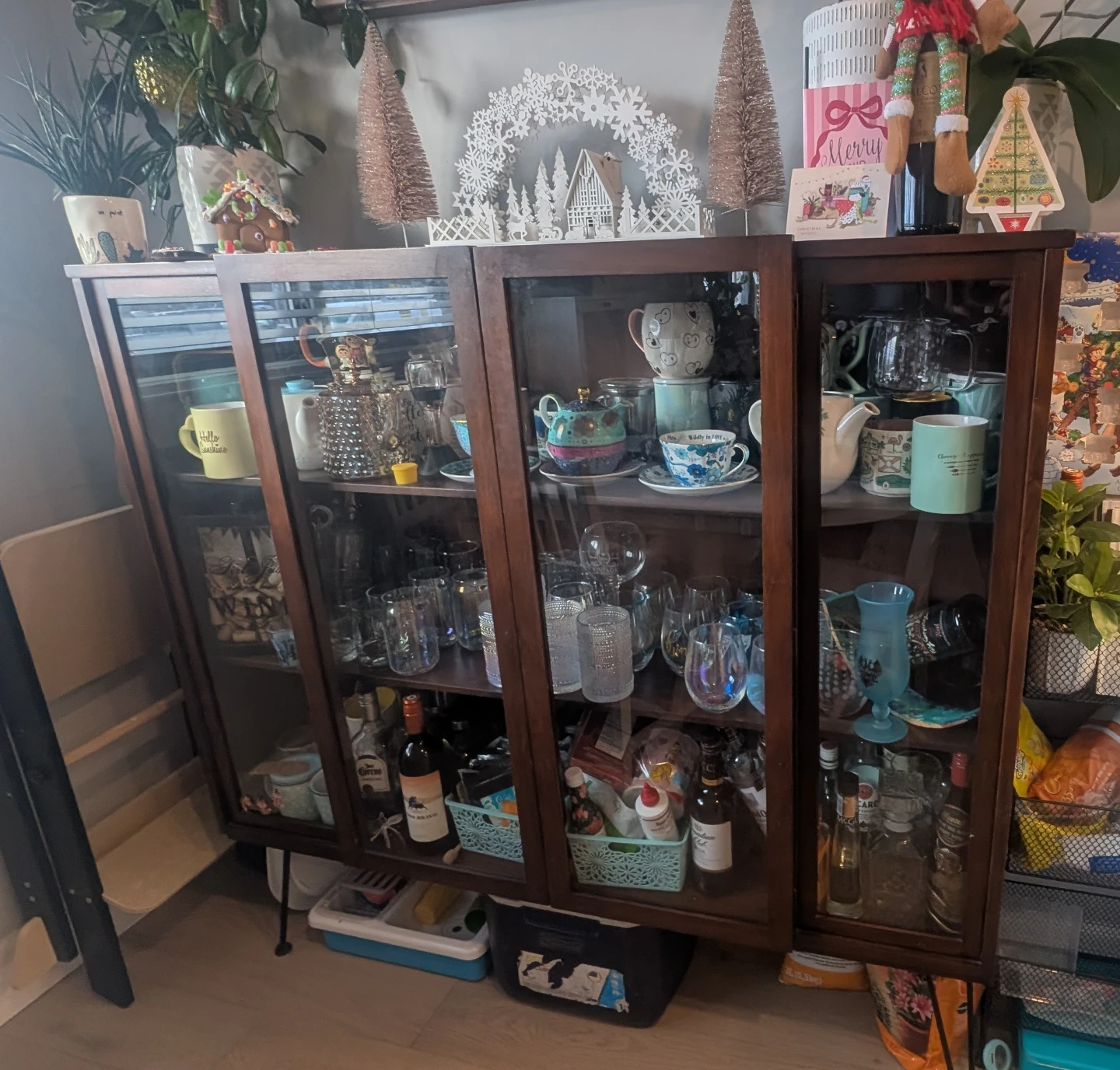 Wooden display cabinet - photo 2