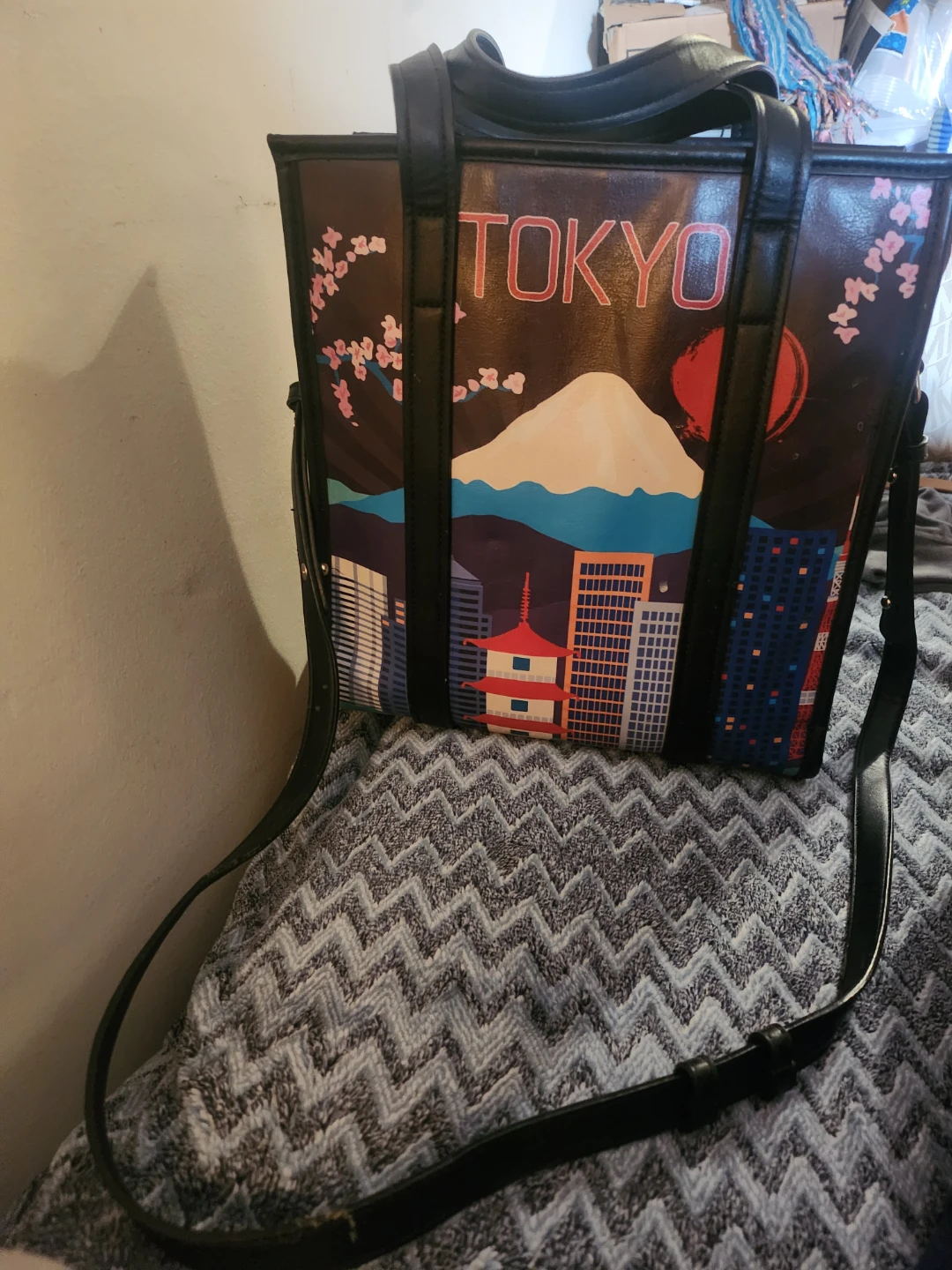 Tokyo Print Tote Bag