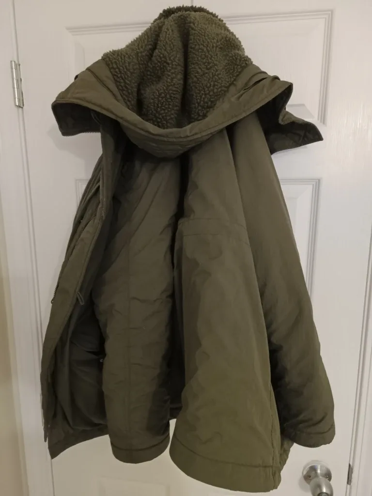 Olive Green Winter Coat