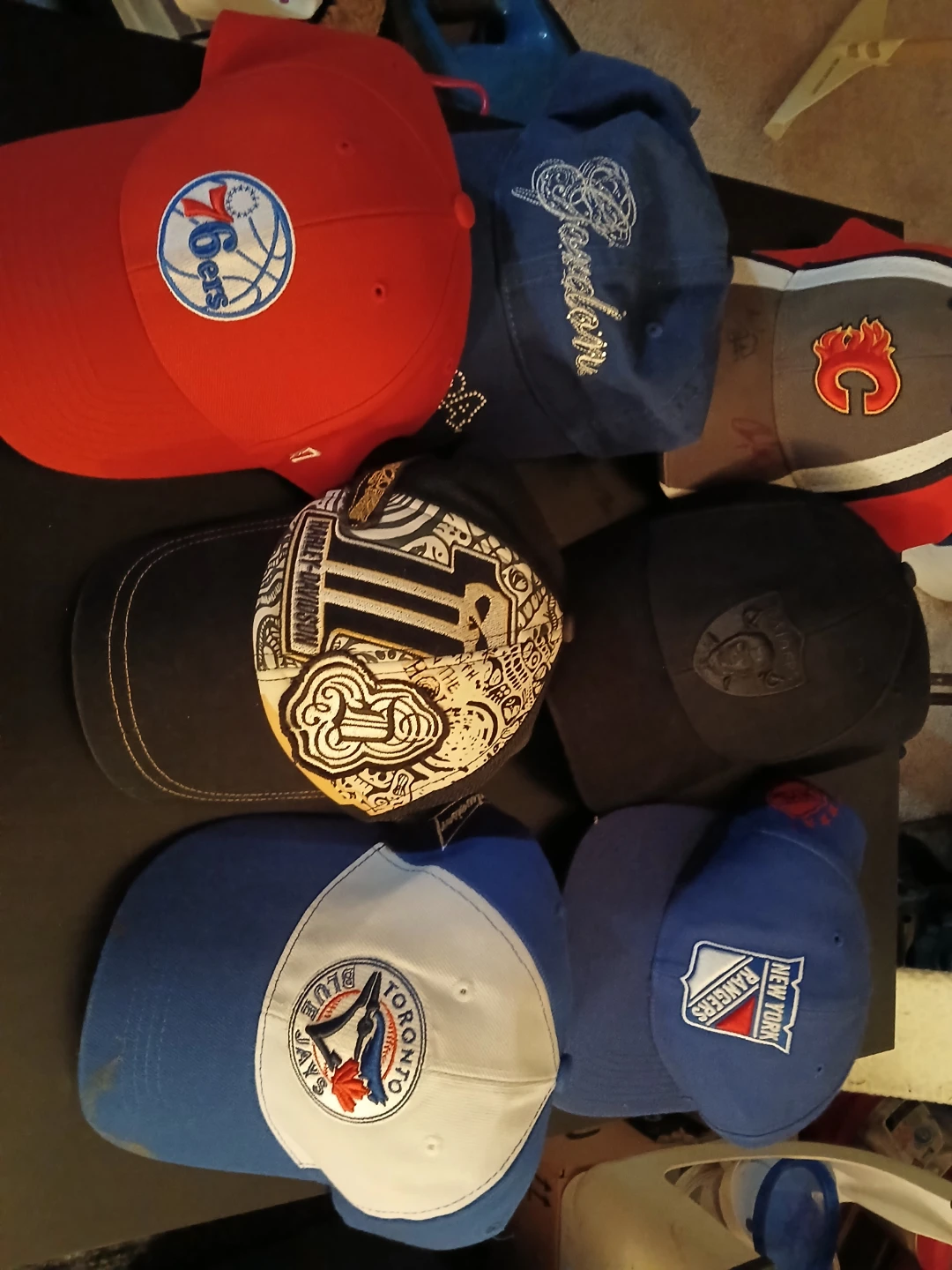 Assorted Baseball Caps - NHL, Harley Davidson, More! - photo 4