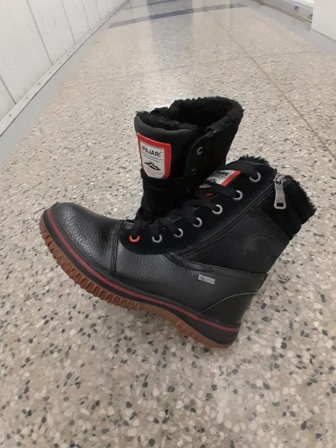 Pajar Black Winter Boots Women's Size 8