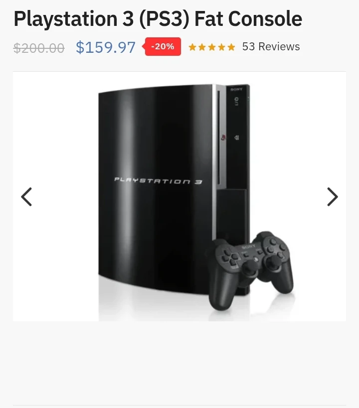 PlayStation 3 (PS3) Fat Console + Games