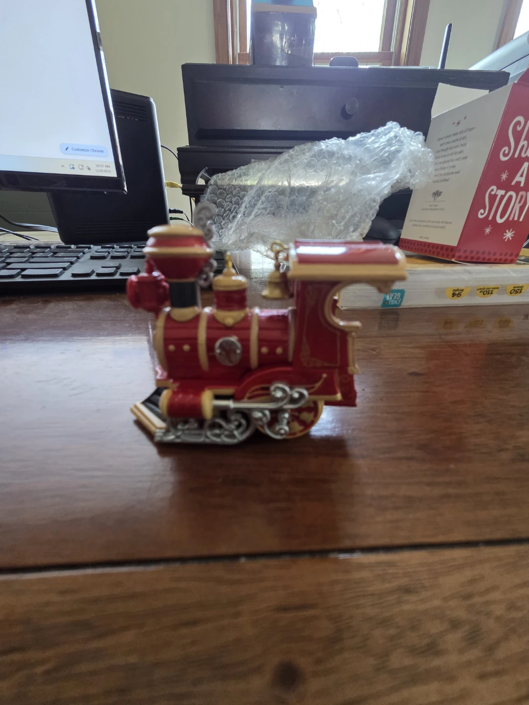 Hallmark Keepsake Santa Certified Train Ornament - 2013 - photo 5