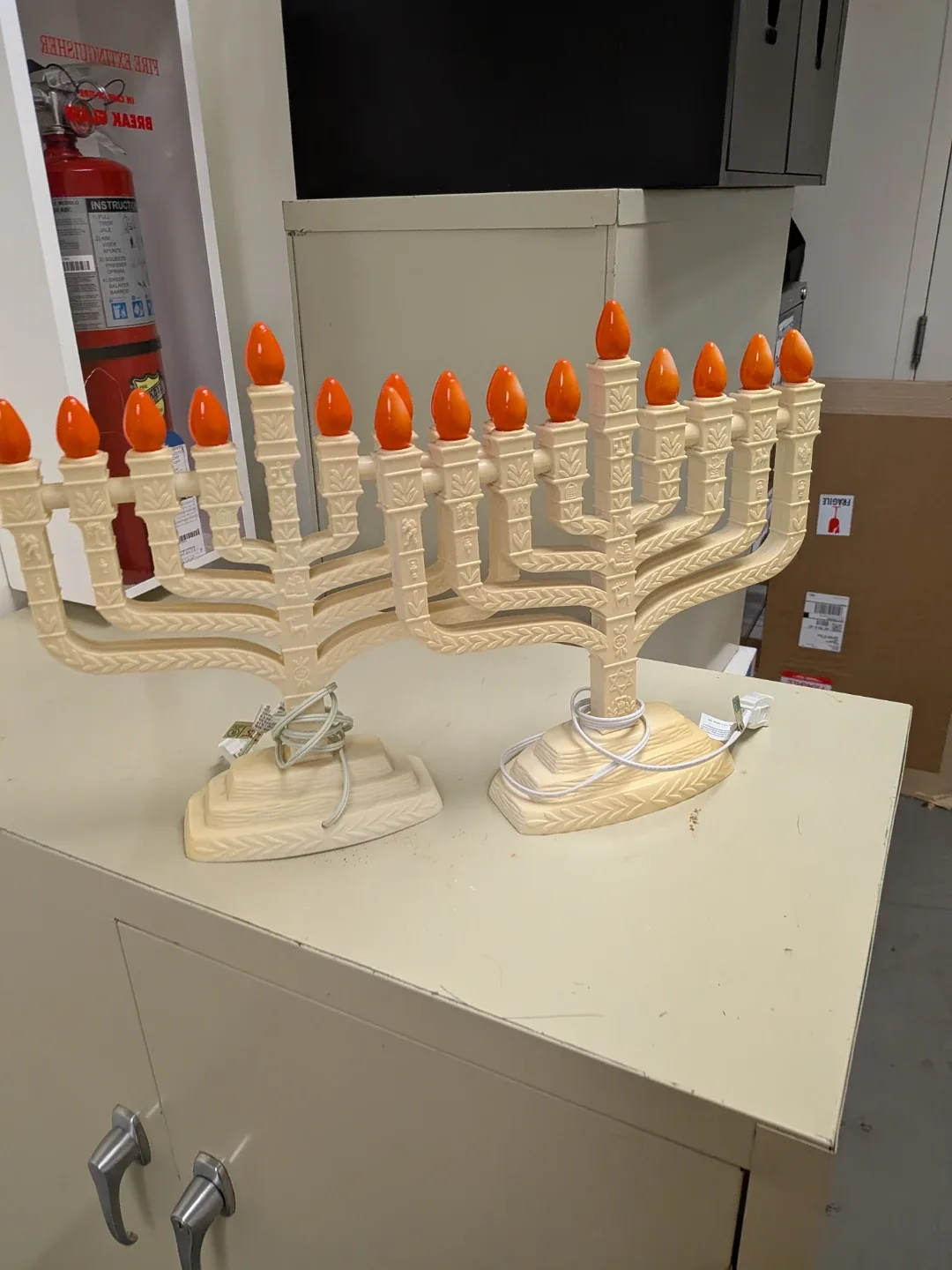 Electric Menorahs (Pair)