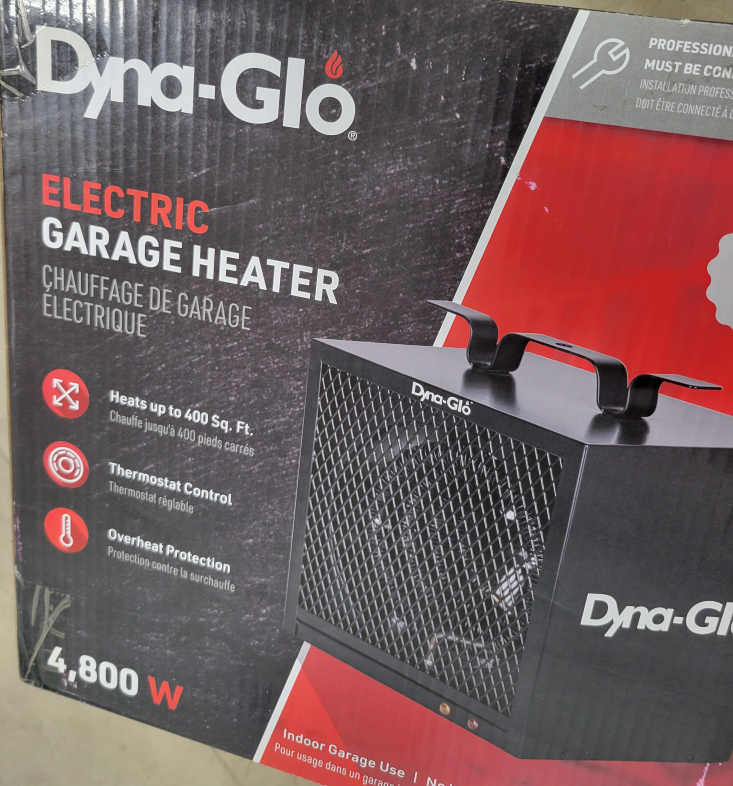 Dyna-Glo Electric Garage Heater - 4,800W