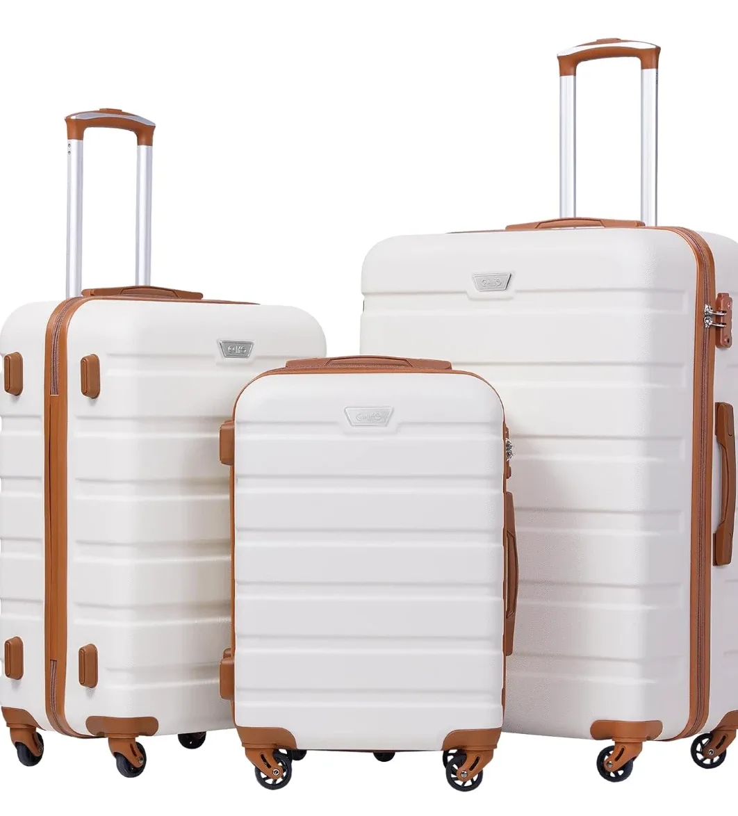  Luggage Set (beige and Cognac)