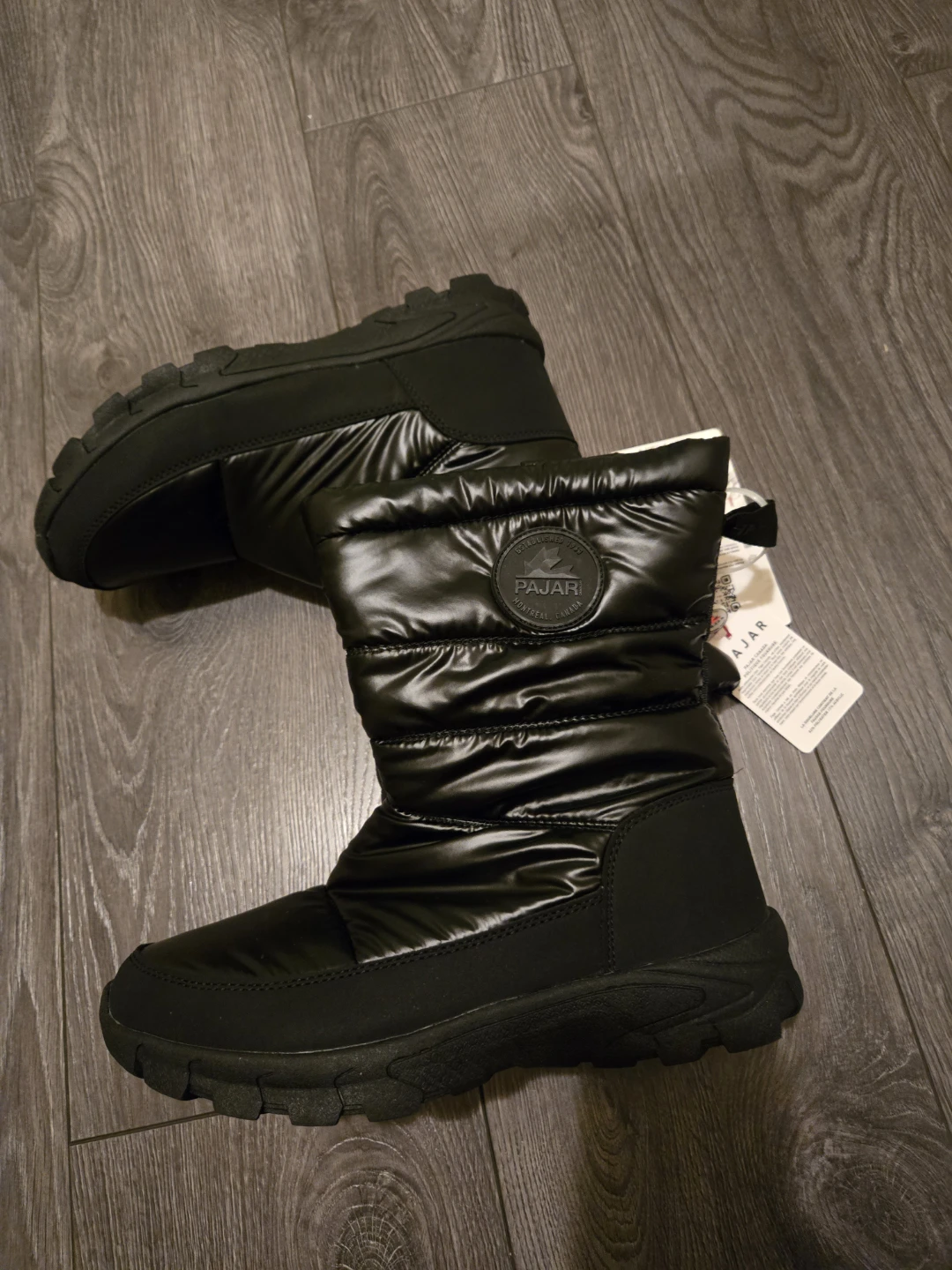 Pajar Black Winter Boots - Size 9 - photo 3
