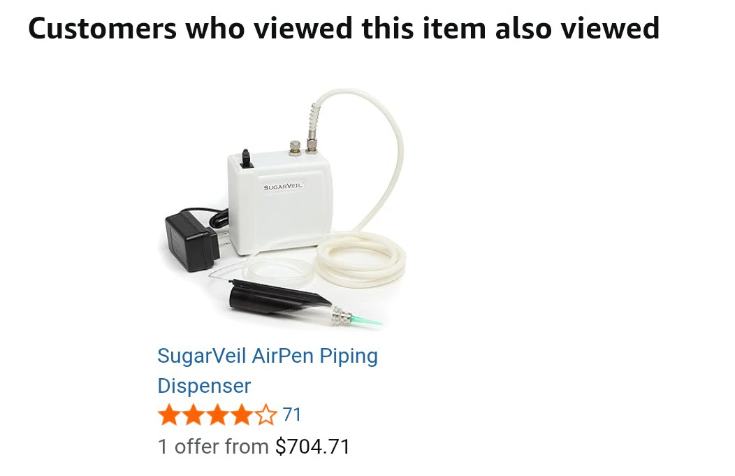 SugarVeil AirPen Piping Dispenser - New