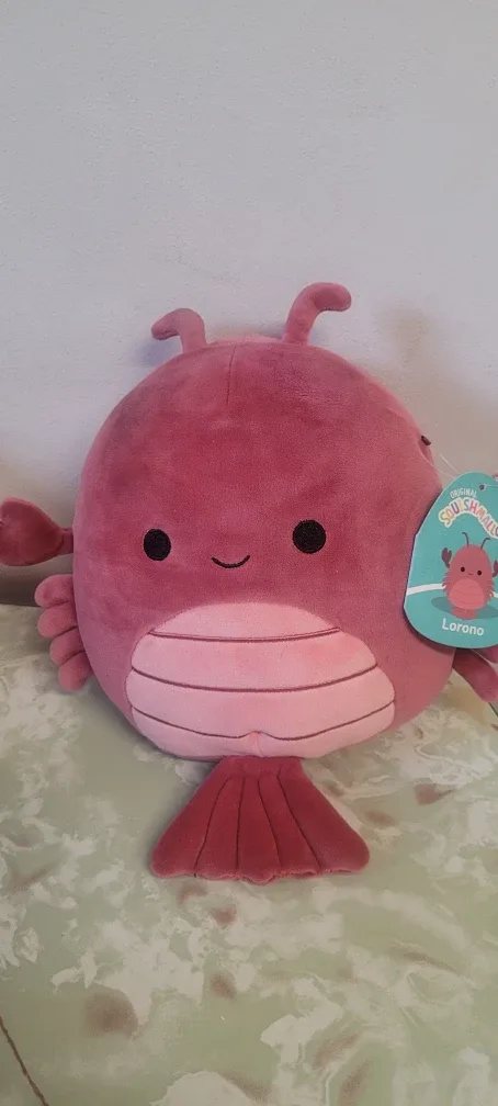 Squishmallows Lorono Lobster Plush 9" #cleanout
