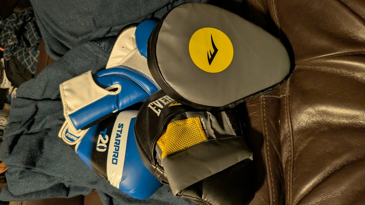 Everlast Punching Bag & Starpro Boxing Gloves Set - photo 2