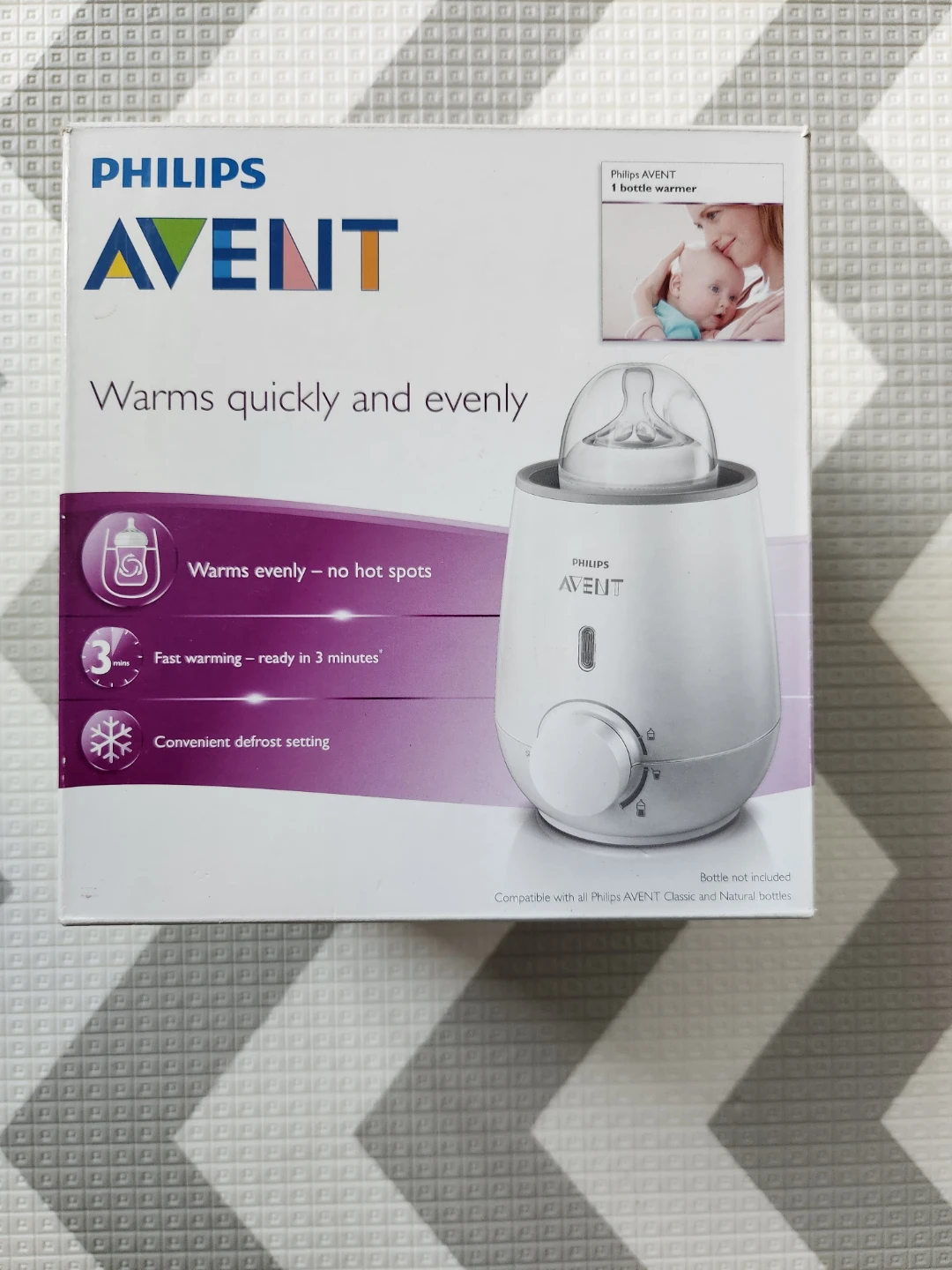 Philips AVENT 1 Bottle Warmer - New