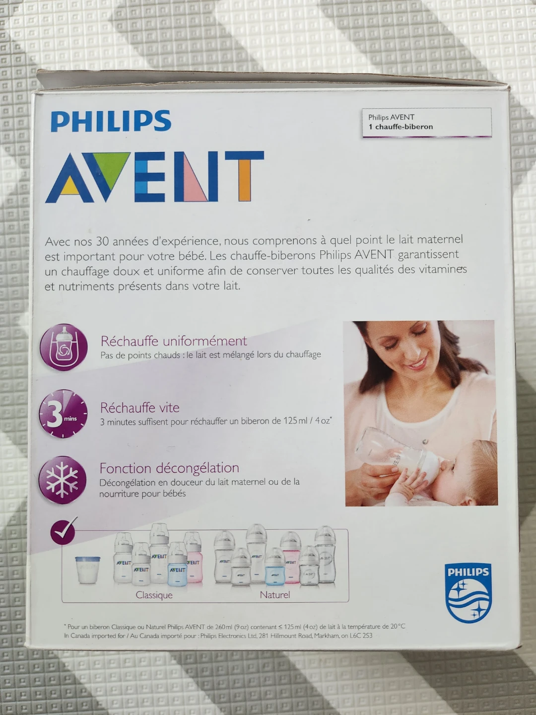 Philips AVENT 1 Bottle Warmer - New - photo 3