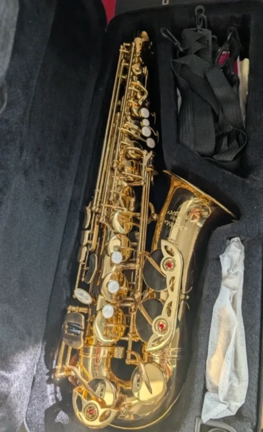 Brand New Glory Professional Gold Lacquer Alto Saxophone