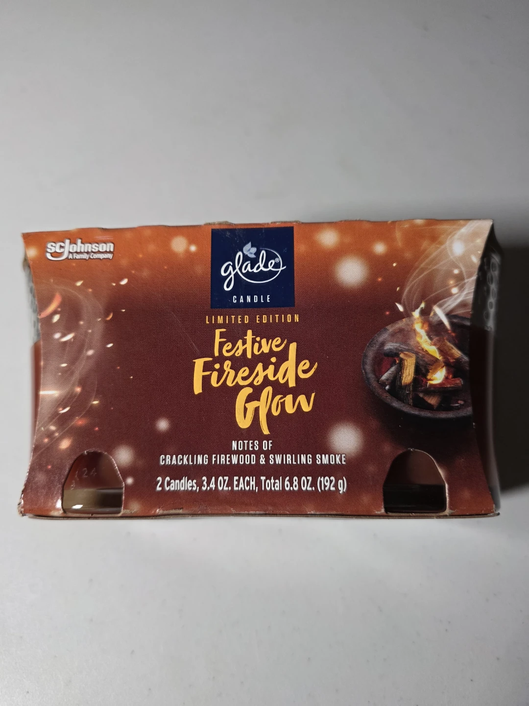 Glade Festive Fireside Glow Candles (2 pack) - photo 4