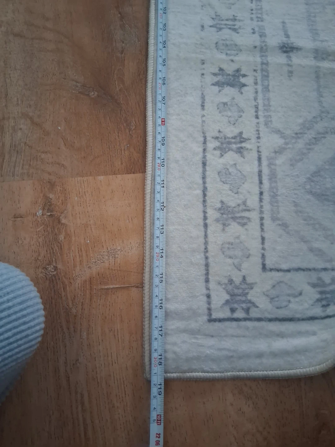 Area Rug Grey/Cream/White/Light Blue - photo 3