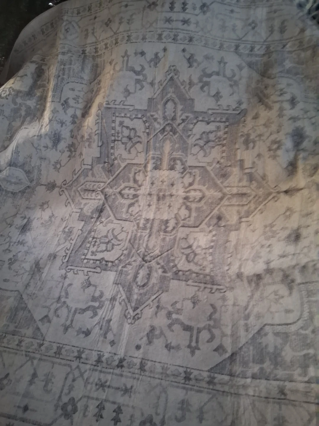 Area Rug Grey/Cream/White/Light Blue - photo 5