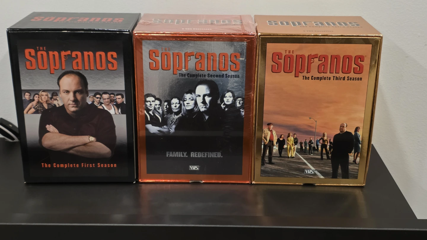 The Sopranos Season 1, 2, 3 VHS Season 2 is sealed