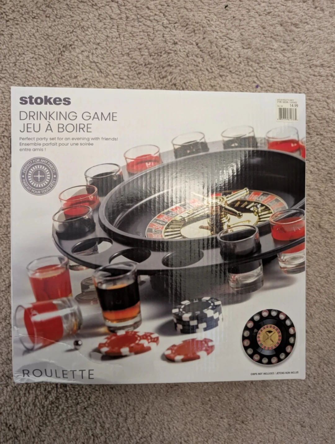Stokes Drinking Game Roulette Set