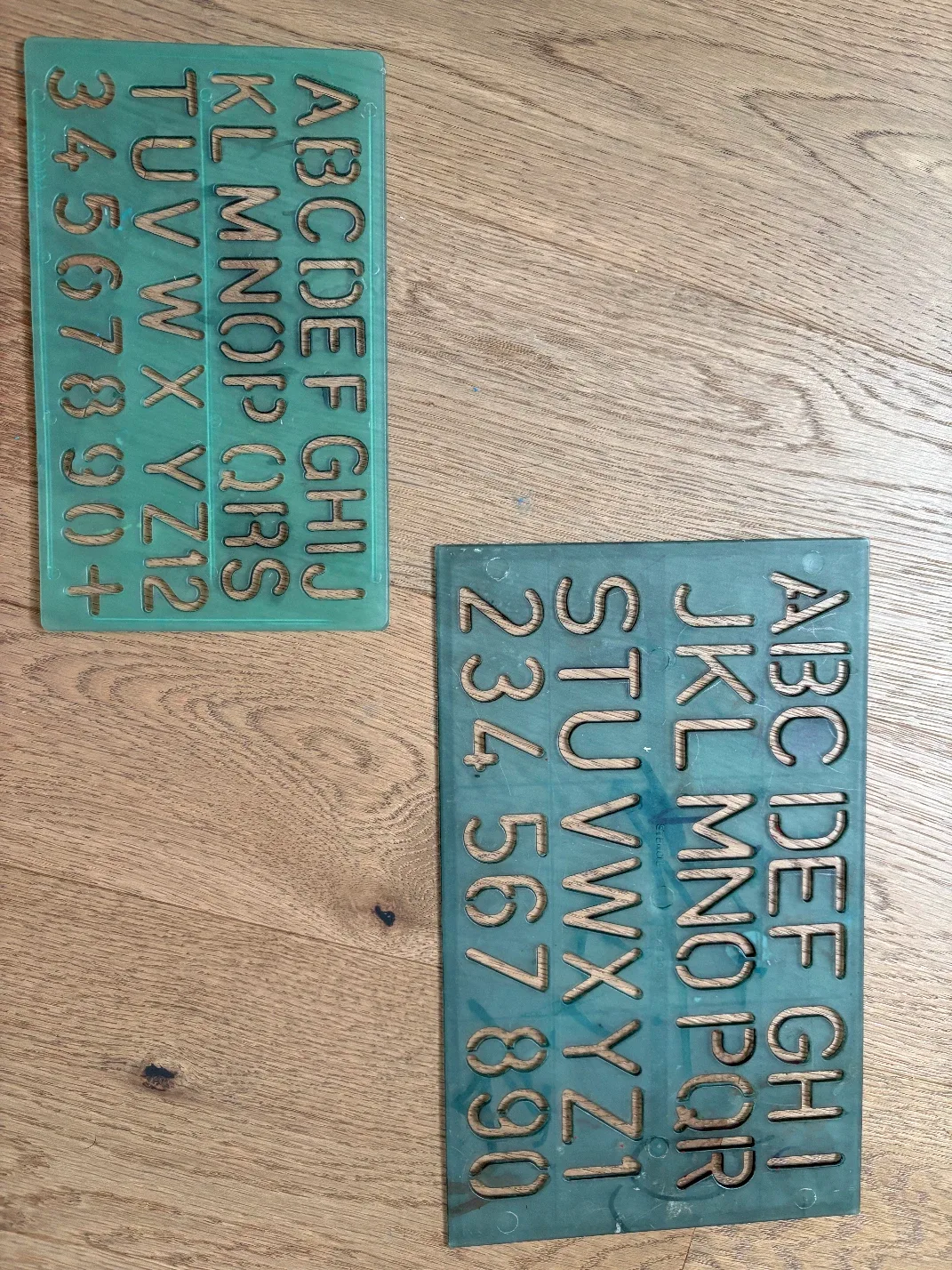 Alphabet & Number Stencils
