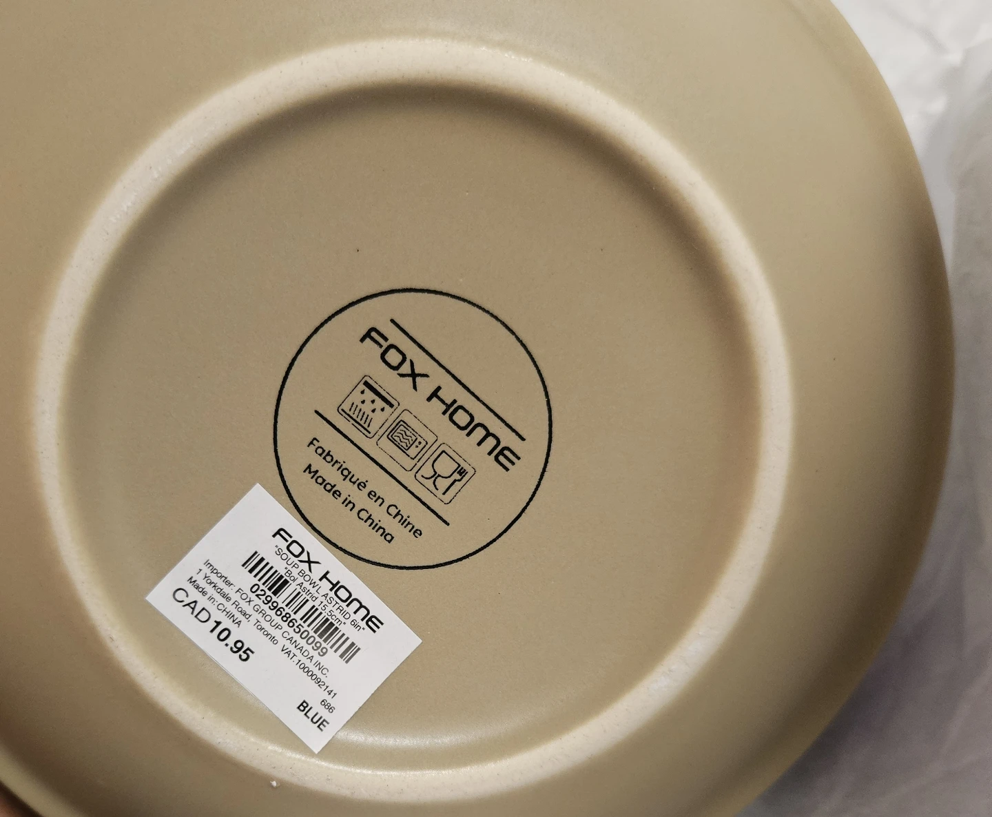 Fox Home Soup Bowl - Brand new - photo 2