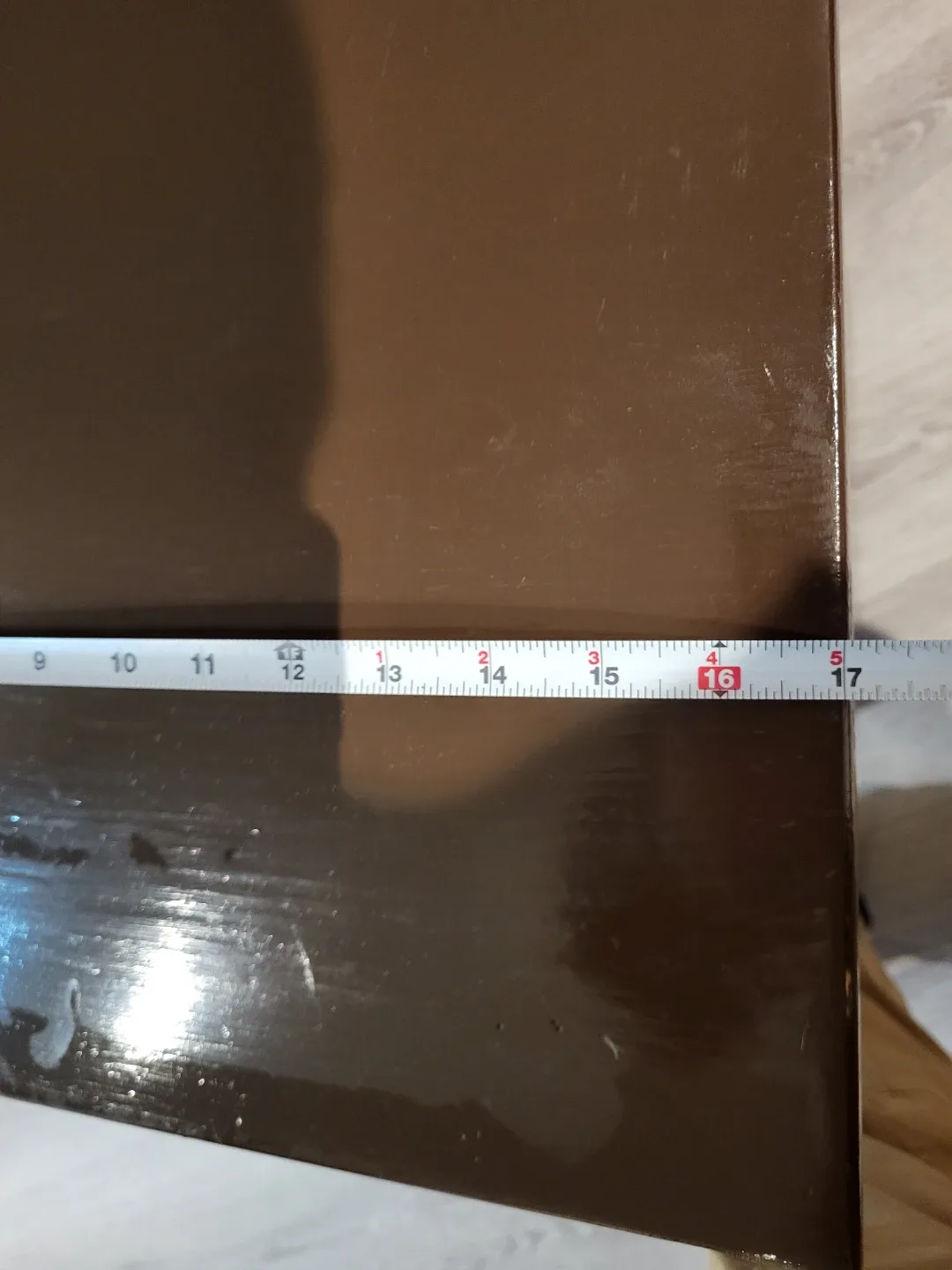 Brown Wood Nightstand with Drawer image indicator(6)