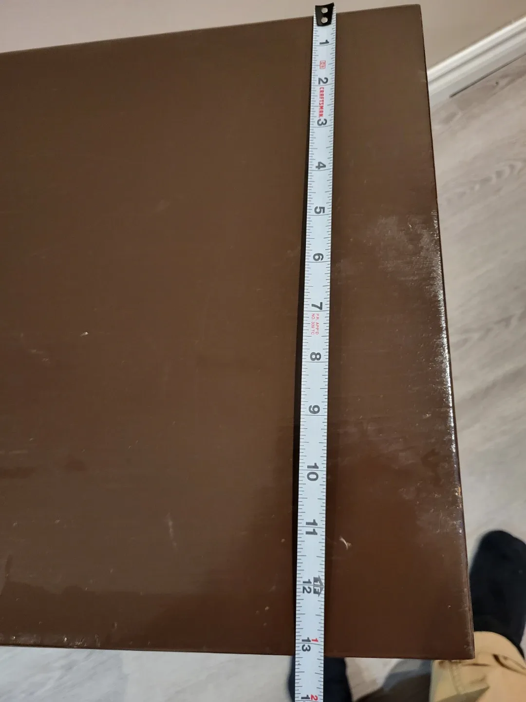 Brown Wood Nightstand with Drawer image indicator(7)