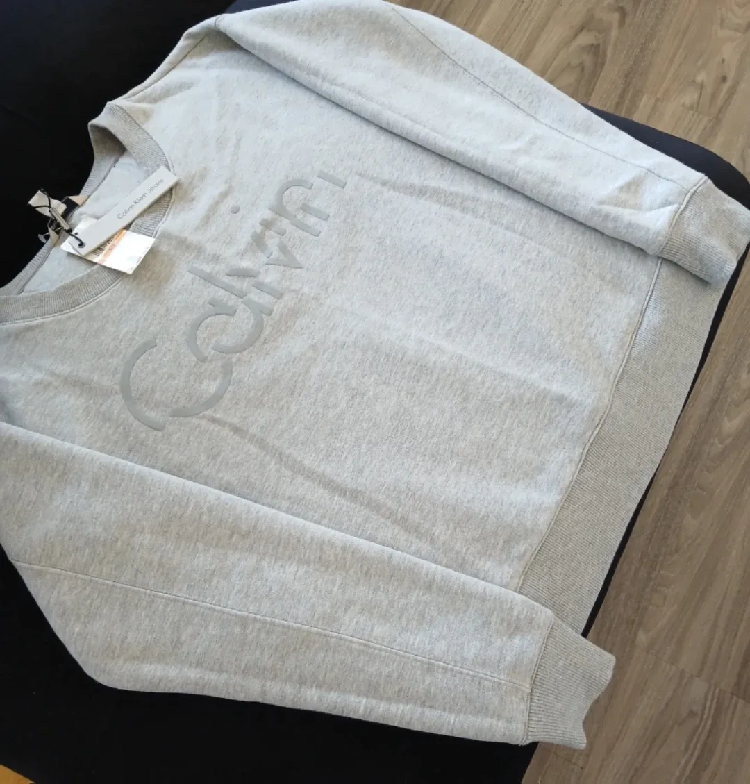 Calvin Klein Jeans Grey Sweatshirt - Size S image indicator(2)