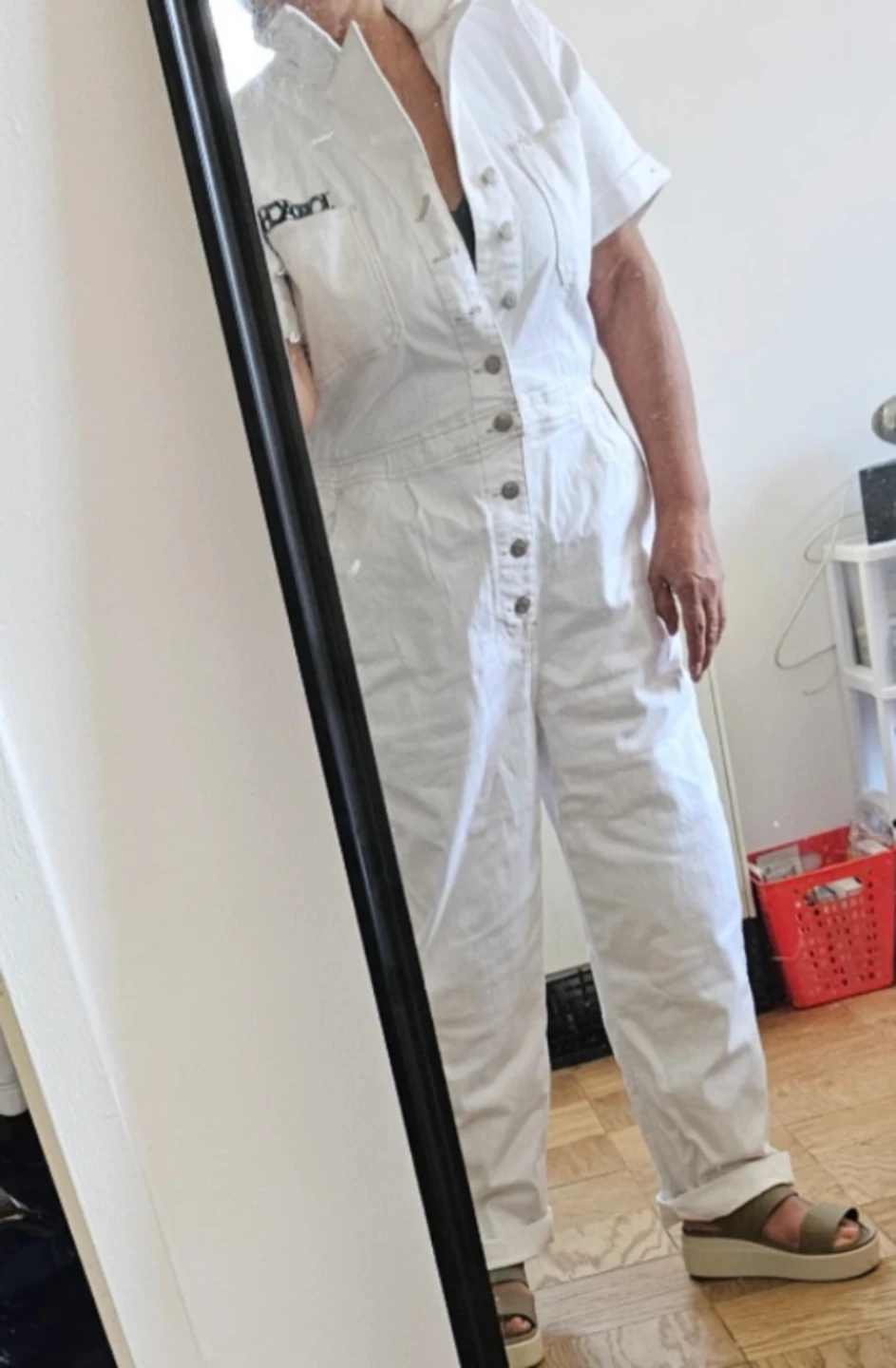 JORDACHE WHITE JUMPSUIT