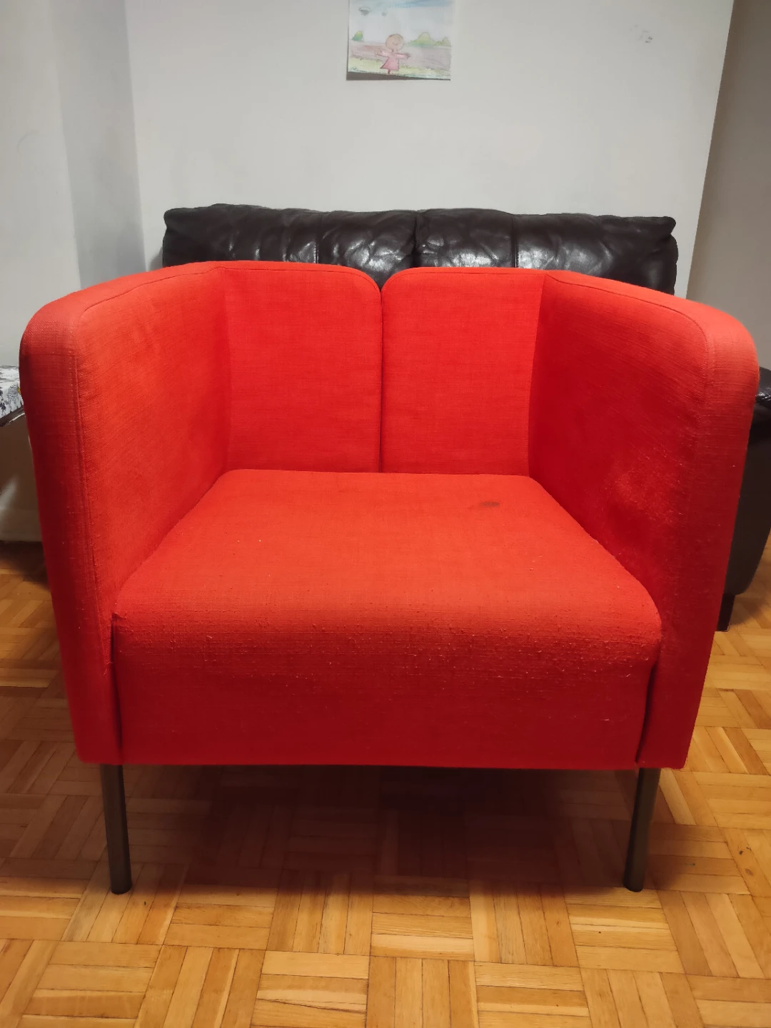 IKEA Red Armchair, Sofa