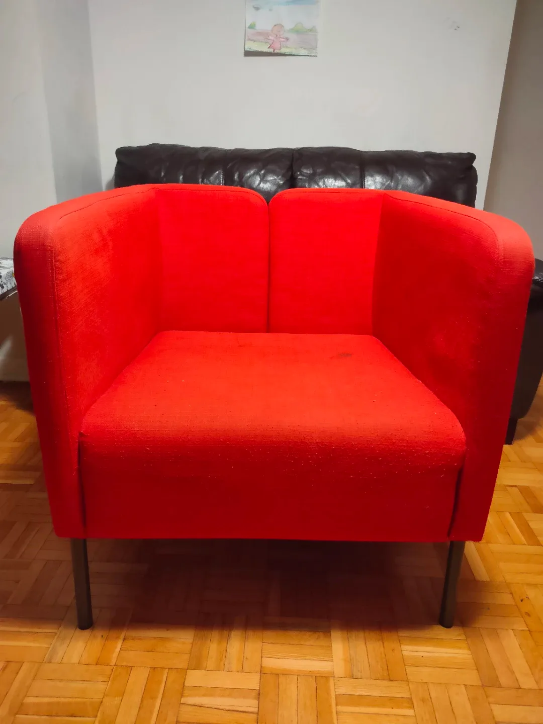 IKEA Red Armchair, Sofa