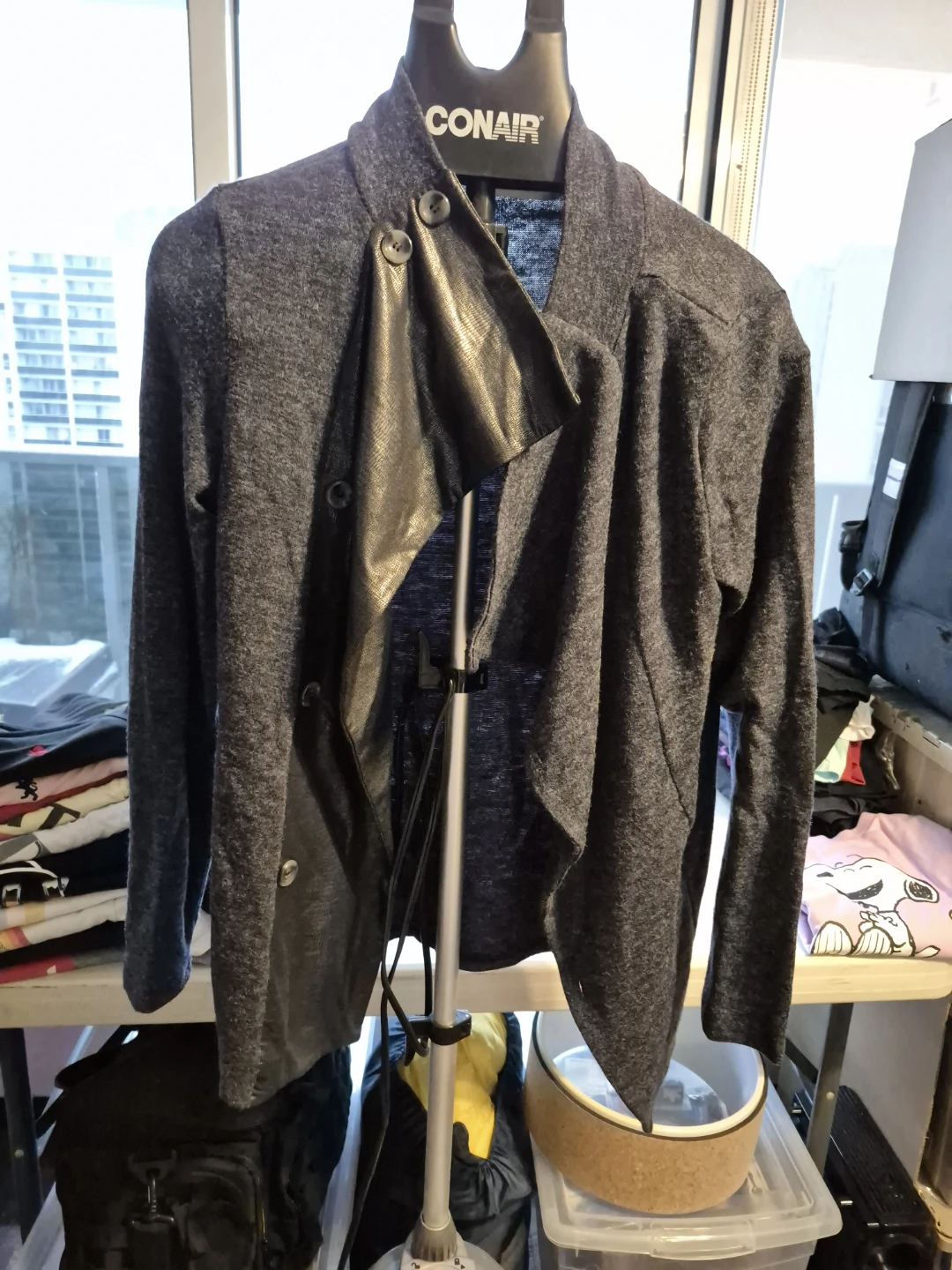 Thelees L Cardigan - Grey