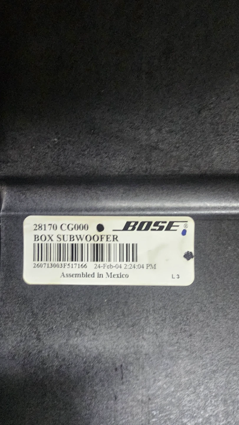 Bose Box Subwoofer - photo 2
