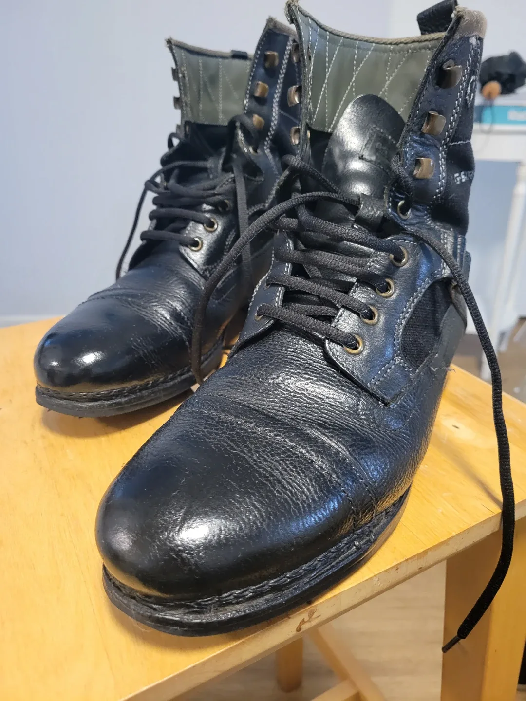 G-Star RAW Black Leather Boots