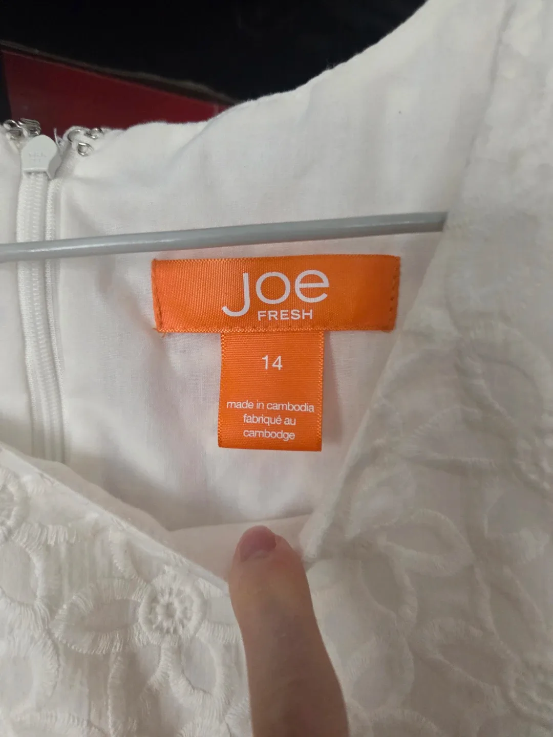 Brand New Joe Fresh Summer White Dress image indicator(2)